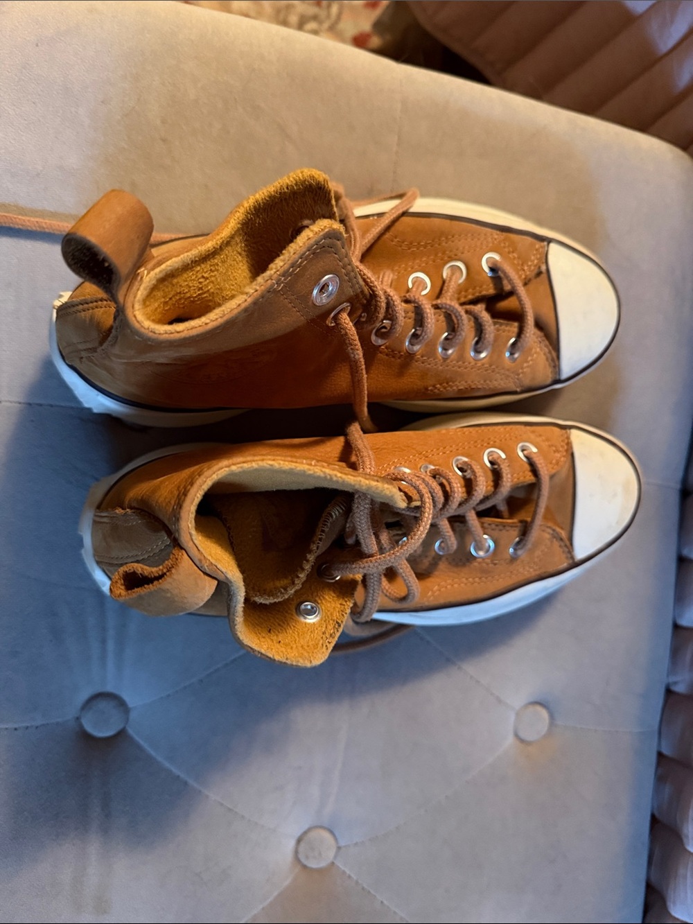 Converse Brown High-Top Sneakers